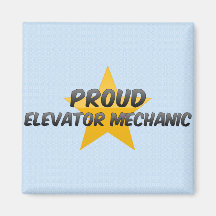 Proud Elevator Mechanic Refrigerator Magnet