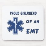 Proud EMT Girlfriend Mousepad