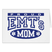 Proud EMT's Mom Cards