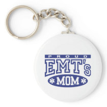 Proud EMT's Mom Keychain