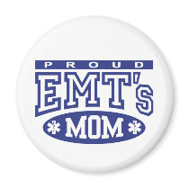 Proud EMT's Mom Fridge Magnets