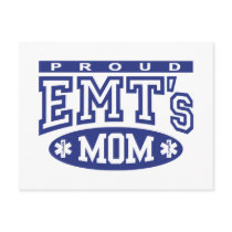 Proud EMT's Mom Post Card
