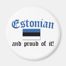 Proud Estonian Fridge Magnets