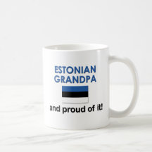 Proud Estonian Grandpa Coffee Mug