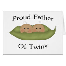 Proud Father Of Twins Cards