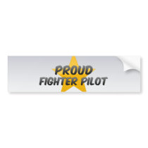 Proud Fighter Pilot Bumper Sticker