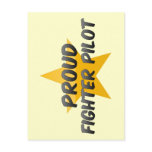 Proud Fighter Pilot postcards