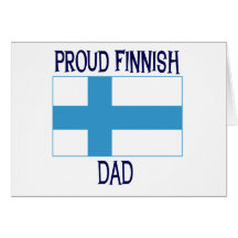 Proud Finnish Dad Card