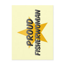Proud Fisherwoman Postcards