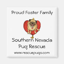 Proud Foster Family Magnet, Southern NevadaPug ...