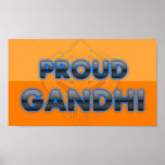 Proud Gandhi, Gandhi pride Posters