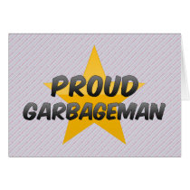 Proud Garbageman Greeting Card