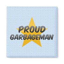 Proud Garbageman Fridge Magnets