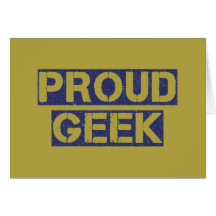 Proud Geek Card
