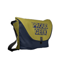 Proud Geek Courier Bag