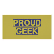 Proud Geek Customized Photo Card