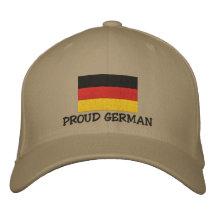 Proud German Embroidered Cap Embroidered Hat
