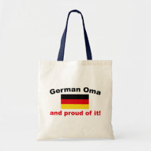 Proud German Oma Tote Bags