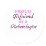 Proud Girlfriend of a Diabetologist stickers