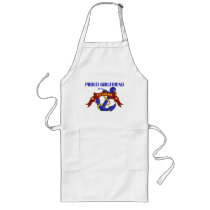 Proud Girlfriend of a US Sailor Aprons