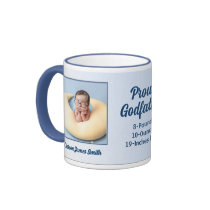 Proud Godfather New Baby Personalized Mug