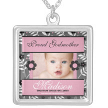 Proud Godmother Personalized Photo Necklace