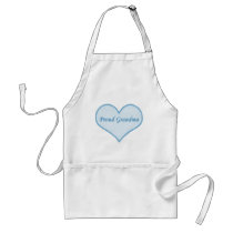 Proud Grandma Apron, Blue
