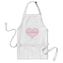 Proud Grandma Apron, Pink