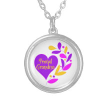Proud Grandma Heart Necklace