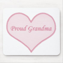 Proud Grandma Mousepad, Pink
