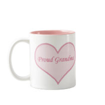 Proud Grandma Mug, Pink