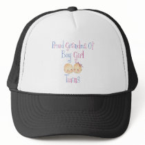 Proud Grandma of Boy Girl Twins Hat