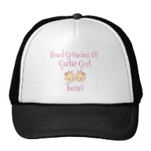 Proud Grandma of Girl Twins Mesh Hat