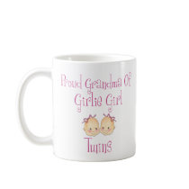 Proud Grandma of Girl Twins Coffee Mug
