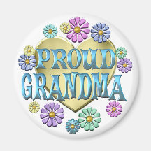 PROUD GRANDMA REFRIGERATOR MAGNET