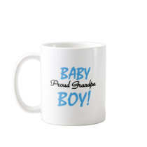 Proud Grandpa Baby Boy Tshirts and Gifts Coffee Mugs