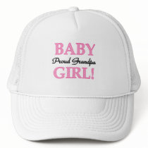 Proud Grandpa Baby Girl T-shirts and Gifts Hats