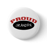 Proud Grandpa (Black and Red) Button