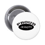 Proud Grandpa (Black) Buttons