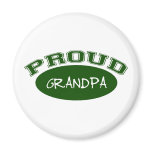 Proud Grandpa (Green) Magnets