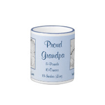 Proud Grandpa New Baby Personalized Mug