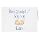 Proud Grandpa Of Boy Twins cards