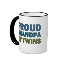 Proud Grandpa of Twins Mugs