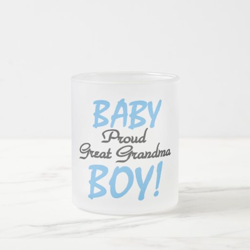 Proud Great Grandma Baby Boy Tshirts and Gifts Mug