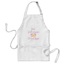 Proud Great Grandma Of Girl Twins Apron