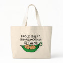 proud Great Grandmother Twin Pod bags