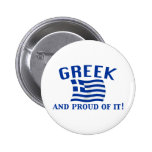 Proud Greek Pinback Button