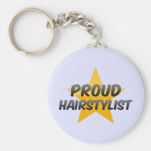 Proud Hairstylist Keychain
