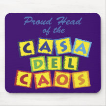 Proud Head of the Casa del Caos Mouse Pad