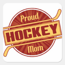 Proud Hockey Mom Stickers